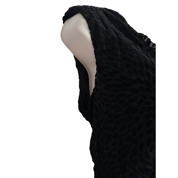 Ramy Brook Regina Velvet Burnout Bodysuit Size XS Black NWT $278 Sleeveless - Picture 10 of 14